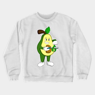 Avocado as Hairdresser with Razor Crewneck Sweatshirt